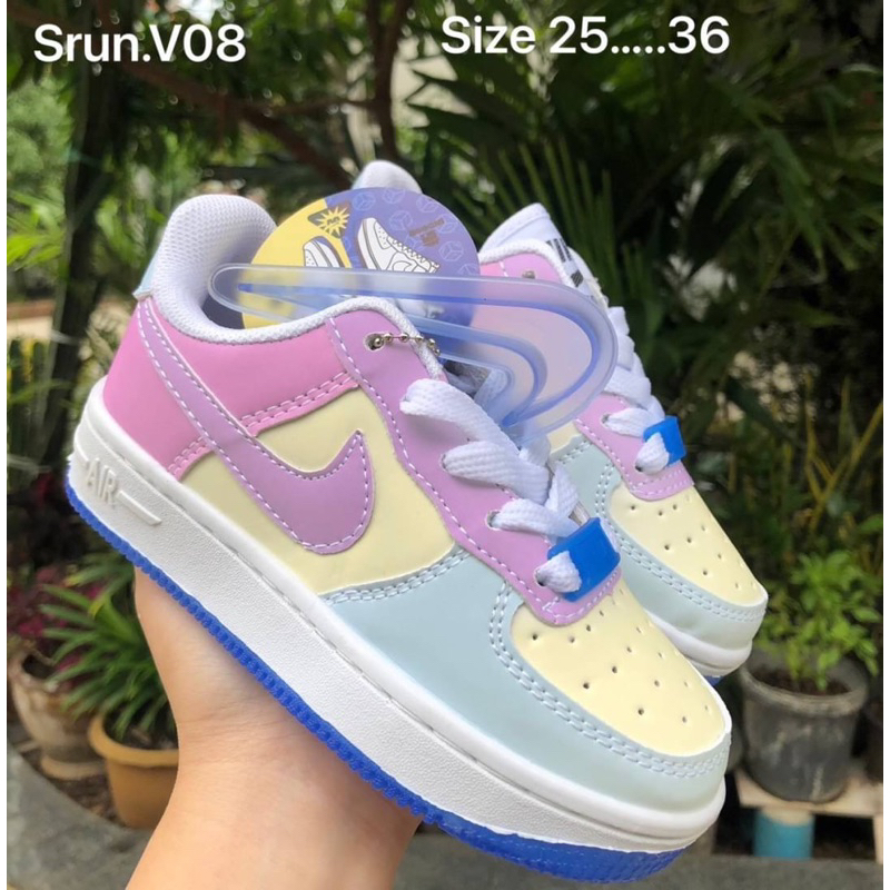 รองเท้าผ้าใบเด็กผู้หญิง รองเท้าเปลี่ยนสี รุ่น NK UV