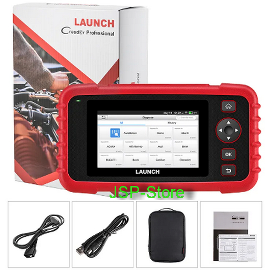 JSP เครื่องสแกนอ่านลบไฟโค้ดOBD2รถยนต์ โฉมใหม่ LAUNCH Creader Professional CRP123X เครื่องสแกนรถยนต์ 