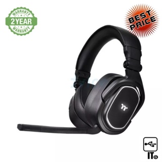 WIRELESS HEADSET (7.1) THERMALTAKE ARGENT H5 2.4G RGB ประกัน 2Y หูฟัง หูฟังไร้สาย หูฟังบลูทูธ หูฟังเกมมิ่ง