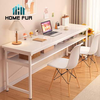 Home Fur โต๊ะทำงาน สไตล์มินิมอล 2ชั้น โต๊ะสำนักงาน 💻ราคาถูก💻