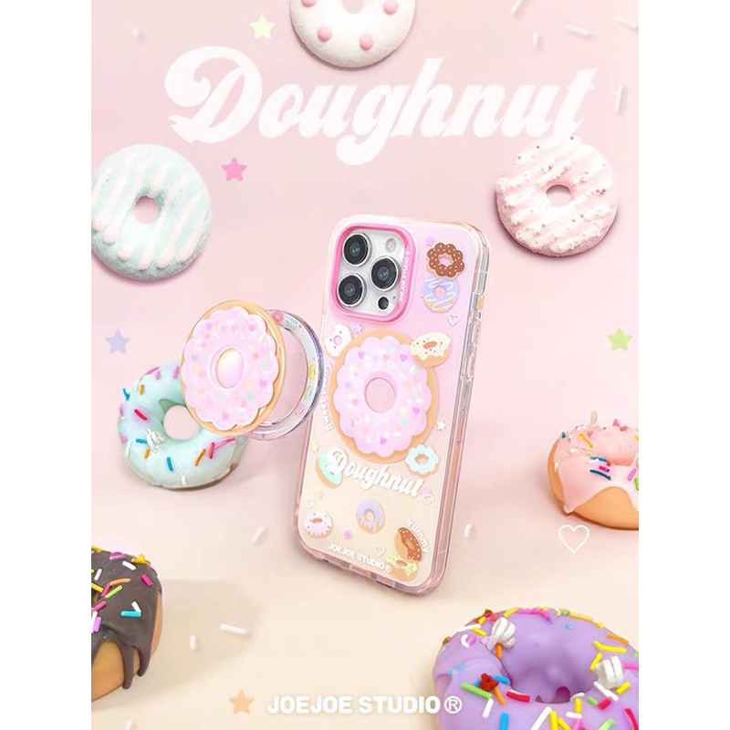 มีiphone16!เคสไอโฟน Joejoe doughnuts **Magnet case แท้ | Joejoe case iphone