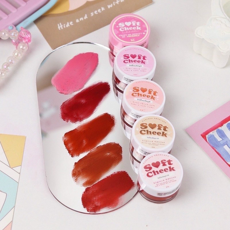 บรัชมูส soft cheek วิปปิ้งบรัชมูส ทาแก้ม ตา ปาก
