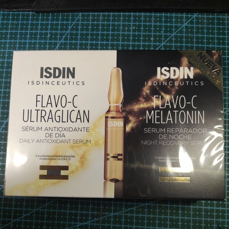 แบ่งขายจากกล่องป้ายไทย isdin flavo-c ultraglican กับ melatonin