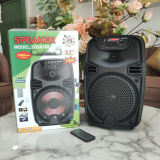 ลําโพงบลูทูธ ZQS-6108 พร้อมรีโมท สายปาร์ตี้เบสแน่นๆแดนซ์มันๆ