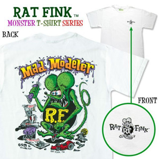 Rat Fink Monster T-Shirt "Mad Modeler" [RIT232WH]