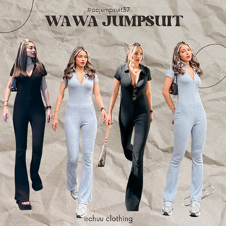 Wawa Jumpsuit [จั๊มสูทพร้อมส่ง] Chuu Clothing❤️