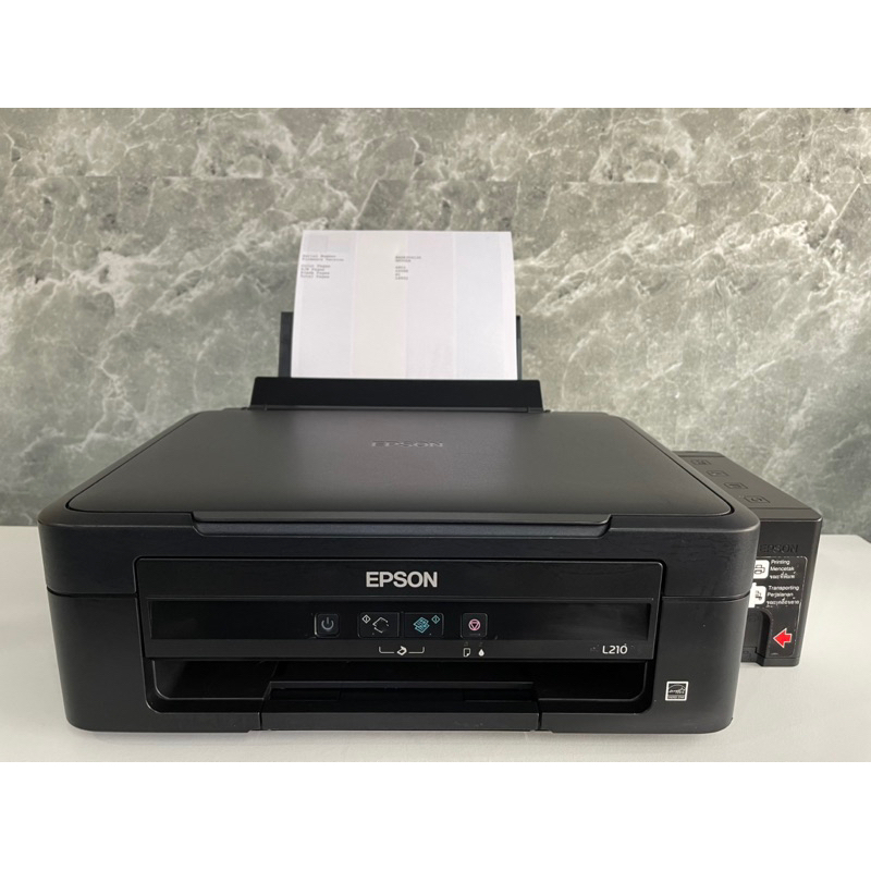 ปริ้นเตอร์ EPSON L210 มือสอง พร้อมใช้งาน print Scan Copy lnkjet