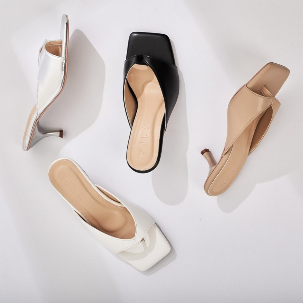 Veera heels รองเท้าส้นสูงหูคีบ ความสูง 2.5นิ้ว พื้นนุ่ม กดสั่งได้เลยนะคะ (Wila shoes)