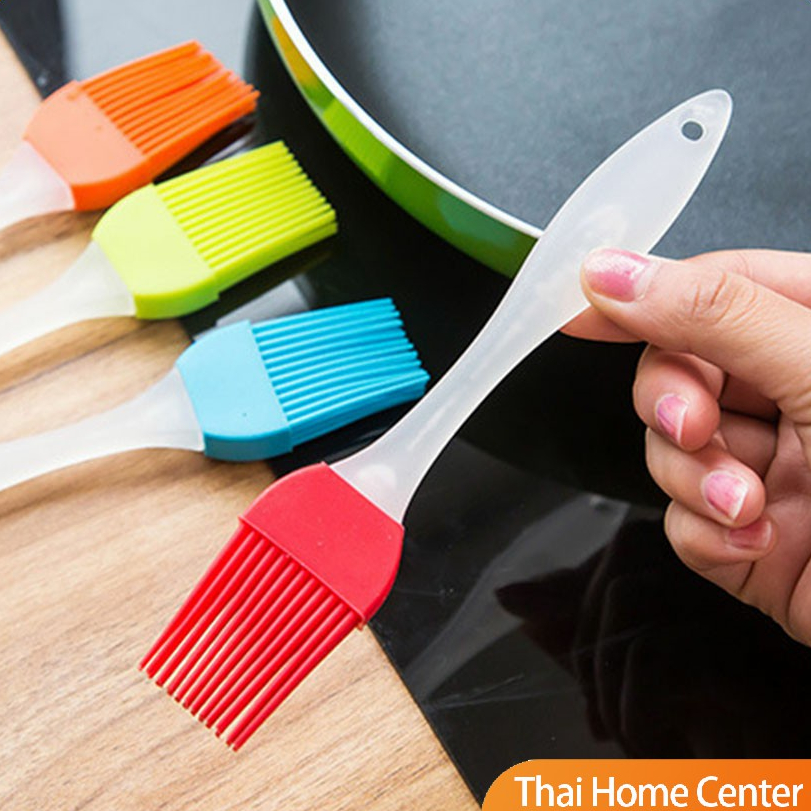 [A664] แปรงทาน้ำมัน ขนแปรงทำจากซิลิโคน ทาเนย ทาซอส Silicone oil brush