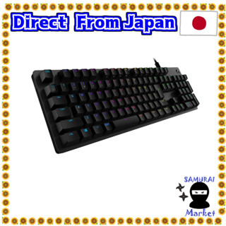 【Direct From Japan】 LOGICOOL G Gaming Keyboard G512 GX Switch Clicky Mechanical Keyboard Japanese Arrangement LIGHTSYNC RGB G512-CK Domestic Genuine [Final Fantasy XIV recommended peripheral device]