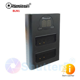 Shutter B Dual Charger BLN1 for Olympus