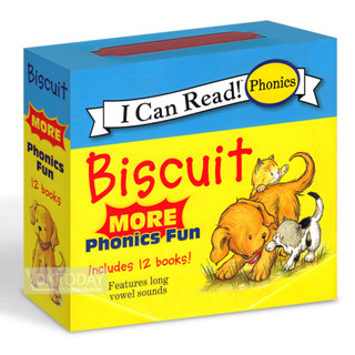 DKTODAY หนังสือ BISCUIT: MORE PHONICS FUN BOX (12 BOOKS)