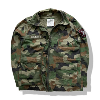 Pull&amp;Bear Outerwear Camo Jacket รอบอก 41”