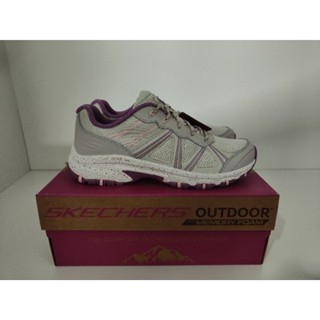 SKECHERS Hillcrest Outdoor - Ridgestar รองเท้าผู้หญิง Size US 7 สี Natural/Purple (มือ1 Shop ไทย)