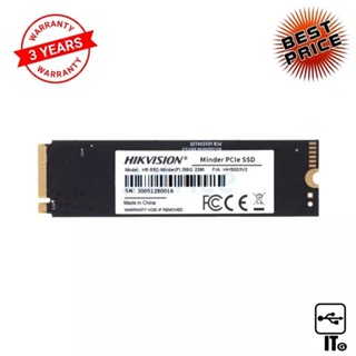 256 GB SSD M.2 PCIe HIKVISION MINDER(P) (SSD-HIK-MINDERP256) ฮาร์ดดิส ฮาร์ดดิสก์ ประกัน 3Y