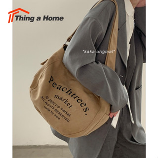 Thing a Home  🧺 กระเป๋าสะพายข้างสไตล์วินเทจ เท่และทันสมัย เหมาะสำหรับทุกการใช้งาน🧺