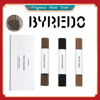 Byredo Tree House / Burning Rose / Bibliothèque คุณภาพสูง Incense Stick Aromatherapy อโรมาเทอราพี 3pcs/set กลิ่นขายดี