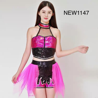 NEW1147 ชุดแดนเซอร์ female performance clothing 🚚ด่วนมีส่งGrabค่า
