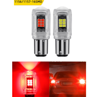 ไฟเลี้ยว ไฟถอย ไฟเบรค LED (กระพริบปกติ) (1ชิ้น) รุ่น16SMD-2835 (หลอดใส) ขั้วT20 /1156 /1157 ไฟรถยนต์ และมอเตอร์ไซค์