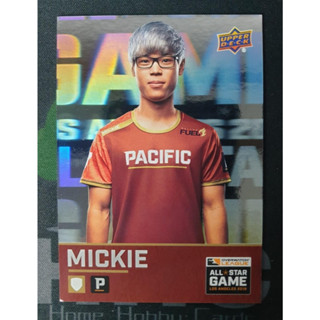 การ์ด Upper Deck Overwatch League Mickie All Star Holo แบบที่ 1 มิกกี้ ปองภพ รัตนแสงโชติ