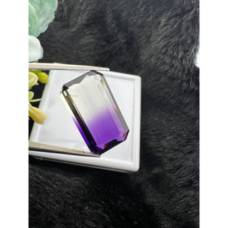 Lab Ametrine 31 carats 16x21mm 1 pieces