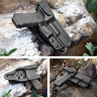 Gun &amp; Flower - Kydex Glock 19 Duty Holster