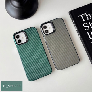 ꒰พร้อมส่ง🤍꒱ เคสไอโฟนเคฟล่า : Simplecase (kevlar case) เนื้องานขอบนิ่มหลังแข็ง ปุ่มเงิน สำหรับ i7+ - 14pm