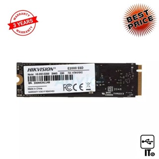 2 TB SSD M.2 PCIe HIKVISION E2000 (HS-SSD-E2000 2048G) NVMe ฮาร์ดดิส ฮาร์ดดิสก์ ประกัน 3Y