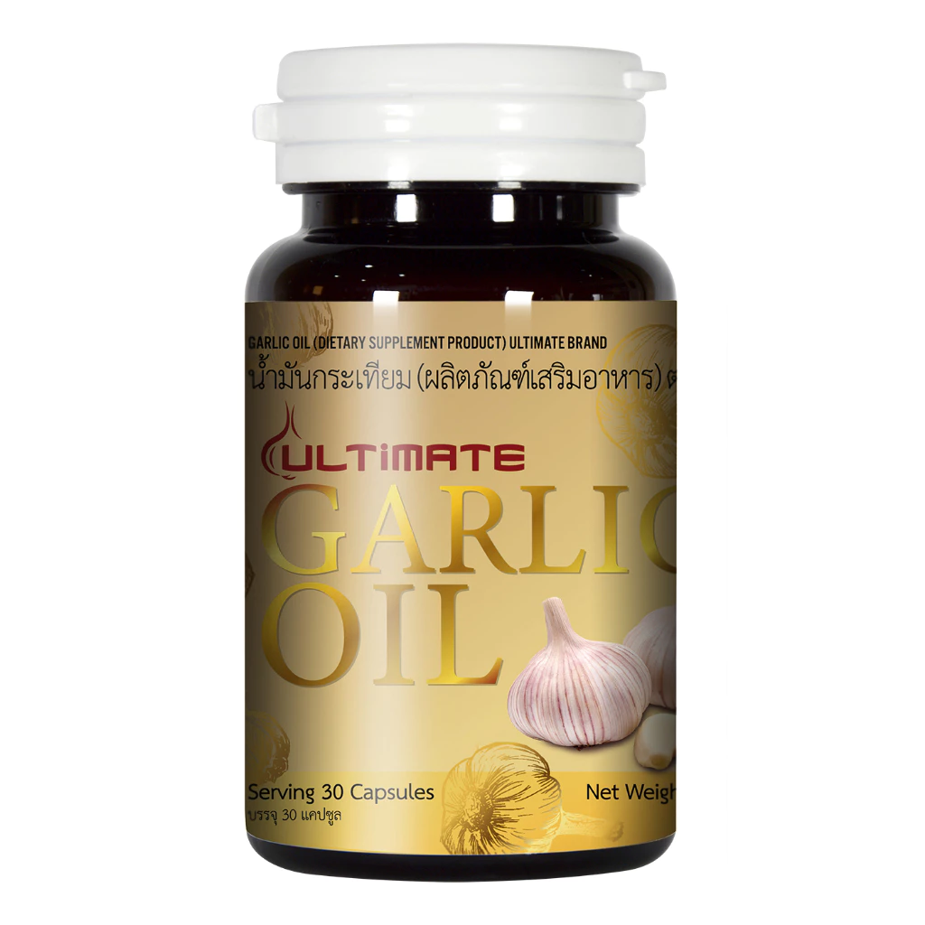 💥ถูกสุด💥น้ำมันกระเทียมสกัดเย็น Ultimate Gralic Oil 30 เม็ด 1 กระปุก 🧄💯
