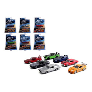 Fast And Furious Build N Collect Jada Toys Complete Set of 6 Die Cast Cars