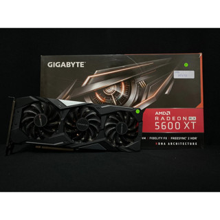 การ์ดจอ : VGA GIGABYTE RX 5600XT GAMING OC 6GB GDDR6 สินค้ามือสอง ไม่มีกล่อง มีประกันร้าน 14 วัน