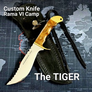 มีดแคมป์ มีดเดินป่า Custom Knife Rama VI camp