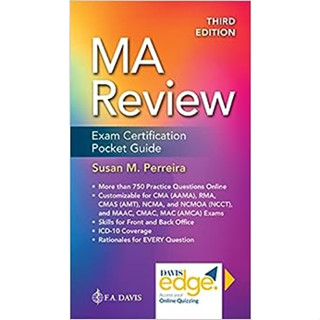 Ma Review: Exam Certification Pocket Guide (Paperback) ISBN:9781719645164