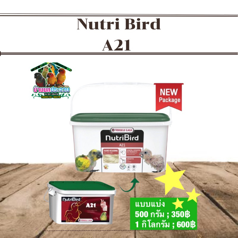 NutriBird A21 อาหารลูกป้อนสูตรนกทั่วไป