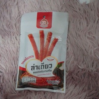 ล่าเถียว ขนมแท่งหนึบทรงเครื่อง 6 ซอง รสหม้อไฟเสฉวน