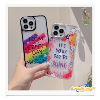 ✨ส่งของขวัญ✨เคส for iPhone 11 14 Pro Max Case for iPhone 12 13 ป้องกันการตก การป้องกัน สาวน่ารักหัวใจ แบรนด์ไทด์