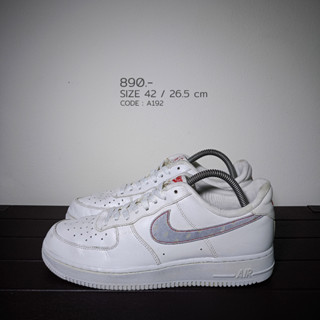 Nike Air Force 1 x 3M White 42 / 26.5 cm AF1 มือสองของแท้100% (A192)