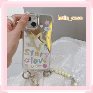 🎁ส่งของขวัญ🎁เคสไอโฟน สำหรับ 11 13 for iPhone Case 14 12 Pro Max น่าสนใจ แฟชั่น โซ่มุก กันกระแทก ปกป้อง เคสโทรศัพท์