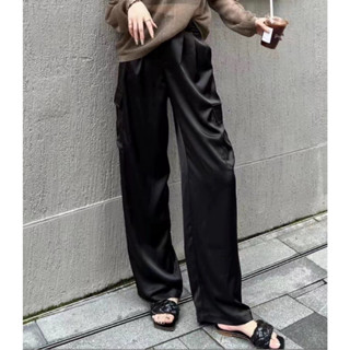 กางเกงคาร์โก้ผ้าซิลค์ซาติน SATIN SILK CARGO PANTS