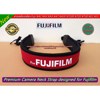 Camera Strap Fujifilm สายสะพายกล้อง สายคล้องกล้อง  แบบผ่อนแรง ยืดหยุ่น ไม่บาดคอ มือ 1