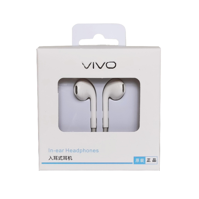 หูฟัง Vivo MH135 3.5mmไมโครโฟนในตัว เบสหนัก รองรับทุกยี่ห้อ (รับประกัน 1 ปี)AA