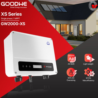 GOODWE อินเวอร์เตอร์โซล่าเซลล์ 2,000W (GW2000-XS) Zero export (กันย้อนการไฟฟ้า) | รับประกัน 5 ปี