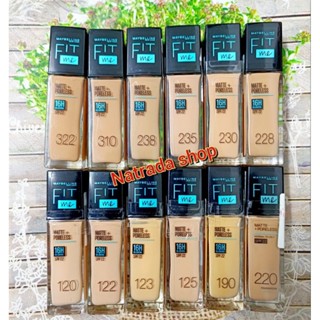 (แท้100%) Maybelline Fit Me Matte Porelless Foundation 30ml