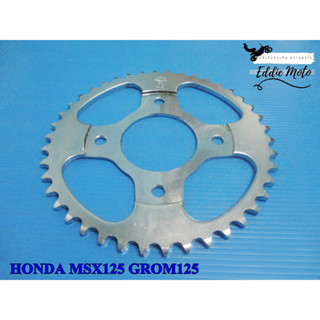 HONDA MSX125 GROM125 REAR SPROCKET 42T  // สเตอร์หลัง 42 ฟัน "จอมไทย"