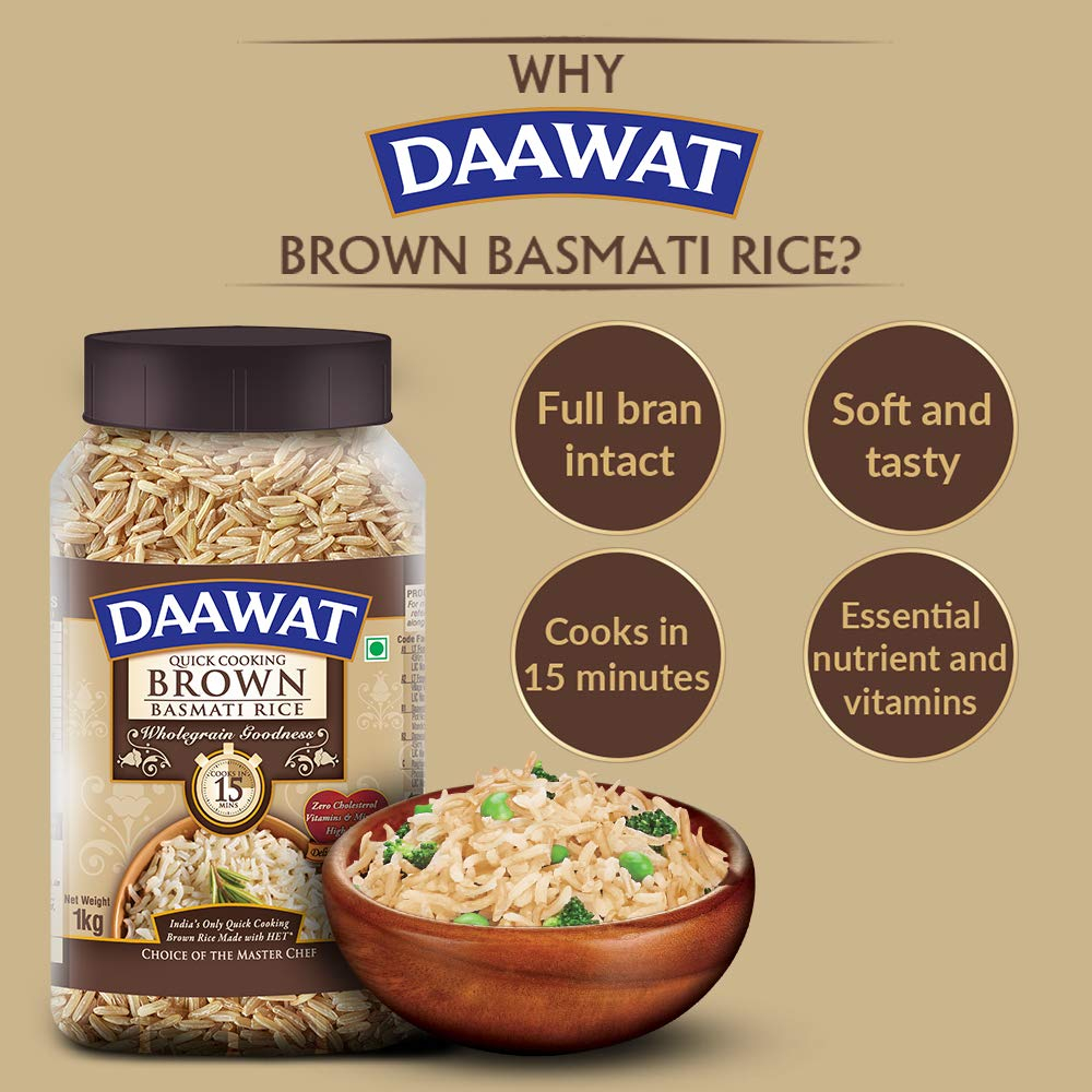 Dawat brown basmati rice