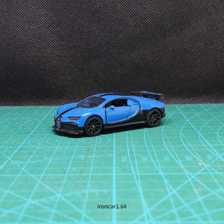 majorette bugatti chiron pur sport สีน้ำเงินดำ ล้อยาง หายาก