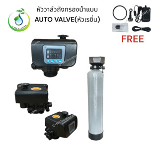 หัววาล์วถังกรองน้ำแบบ Auto Valve หัวเรซิ่น รุ่น F63B1 แถมฟรีสแตนเนอร์บน