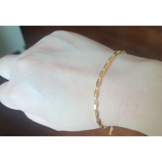 🗨ใหม่สร้อยมือลายนำเข้าอิตาลี🗨ชุบทองคำเหมือนจริงแท้ๆ💯💯💯