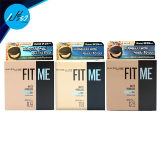 Maybelline FIT Me Matte + Poreless Powder 12hrs. ฟิต มี แมท + พอร์เลส พาวเดอร์ SPF28 PA+++ 6 กรัม 1 ชิ้น