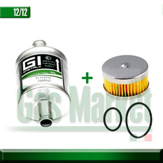 GI Gas Filter + Filter Kit for Tomasetto Reducers - กรองแก๊ส GI พร้อม กรองหม้อต้ม Tomasetto (มีโอลิง)